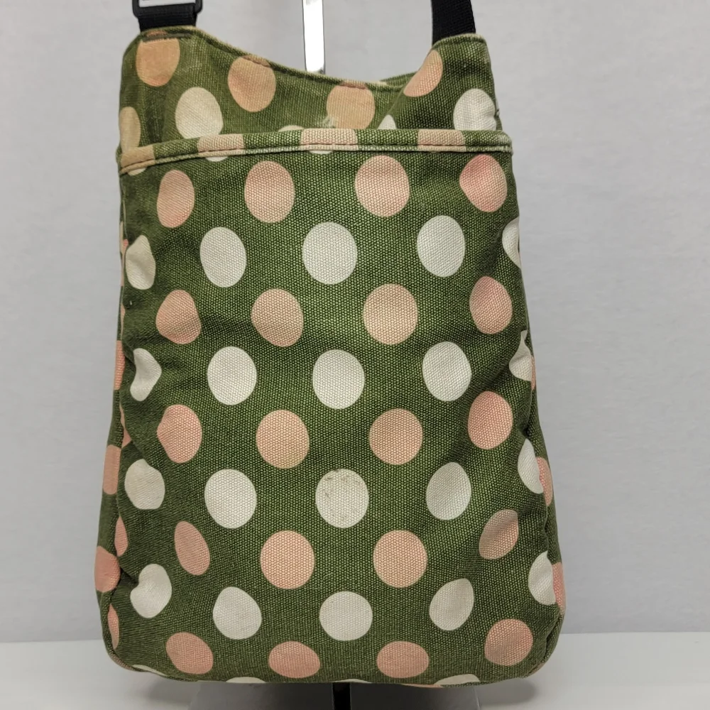 KAVU Green Polka Dot Crossbody‎ Bag. P154